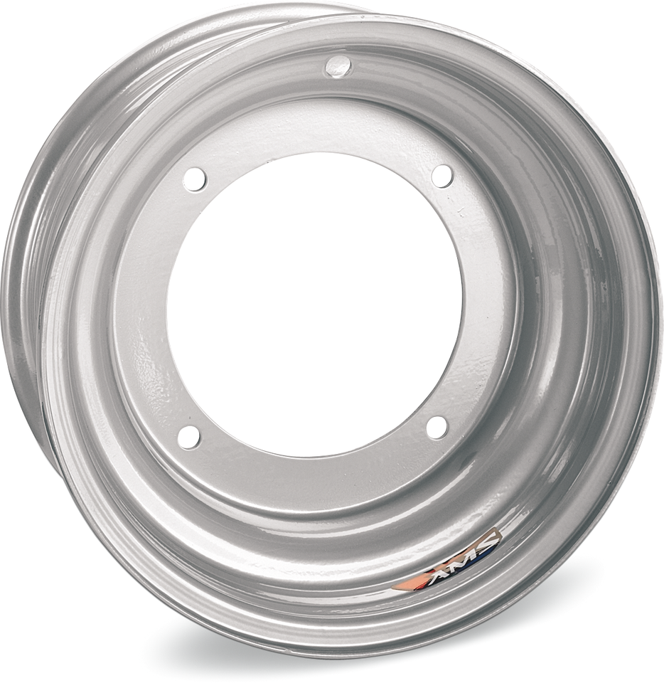 Steel Wheel - Front - Chrome - 10x8 - 4/156 - 3+5 - Lutzka's Garage