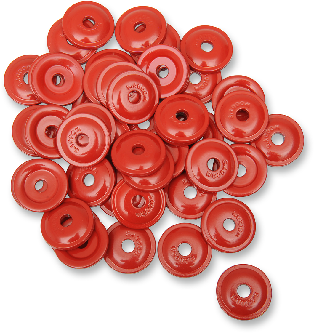 Support Plates - Red - 48 Pack - Lutzka's Garage