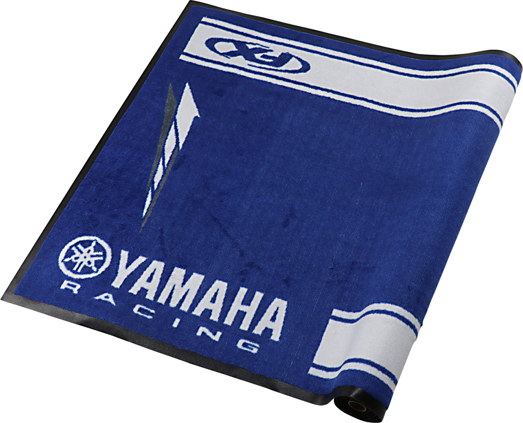 Bike Mat - Blue - Yamaha - Lutzka's Garage