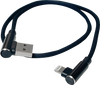 90° USB to 90° Lightning Cable - Charger - Single-End - 18" - Lutzka's Garage