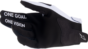 Youth Radar Gloves - Haze Gray/Black - Small - Lutzka's Garage