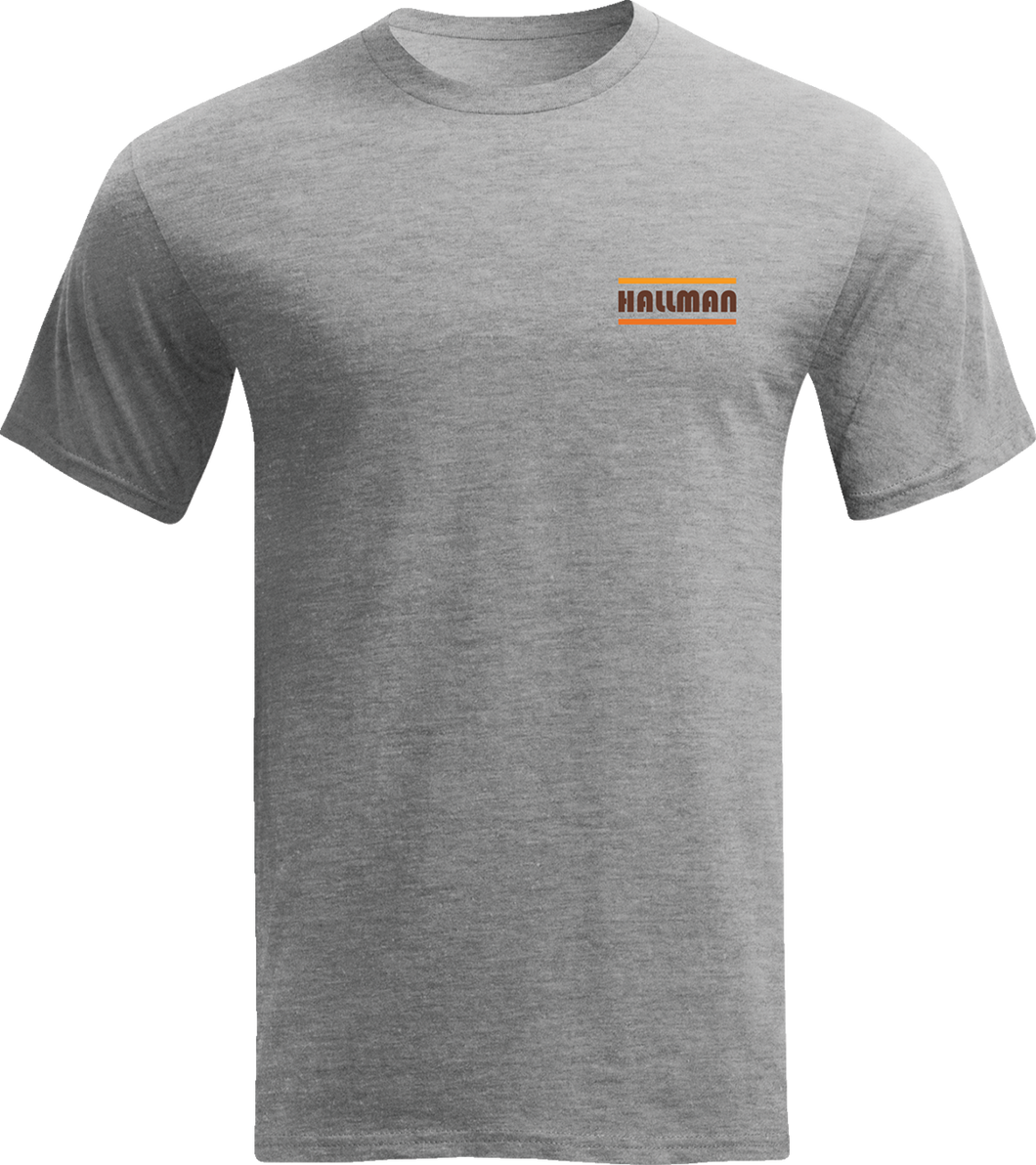 Hallman Legacy T-Shirt - Heather Graphite - Small - Lutzka's Garage