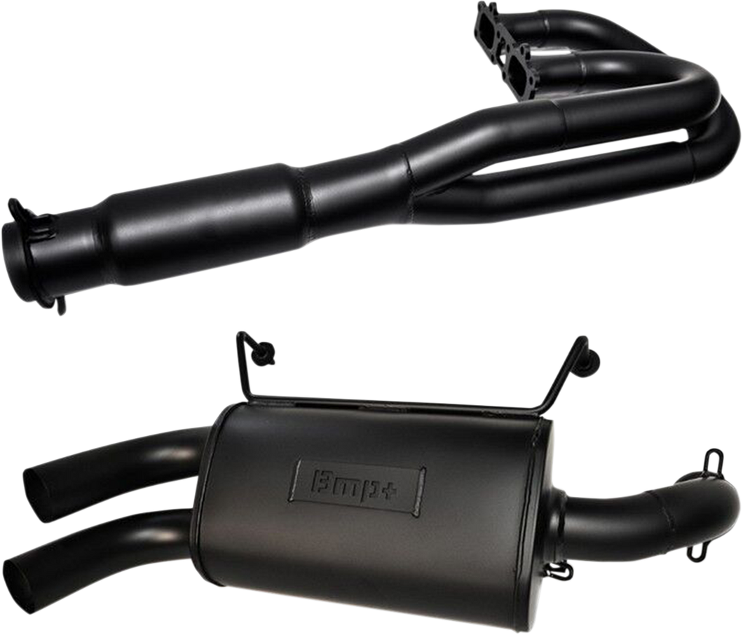 Double Barrel Exhaust System - Ceramic Black - Lutzka's Garage