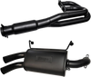 Double Barrel Exhaust System - Ceramic Black - Lutzka's Garage