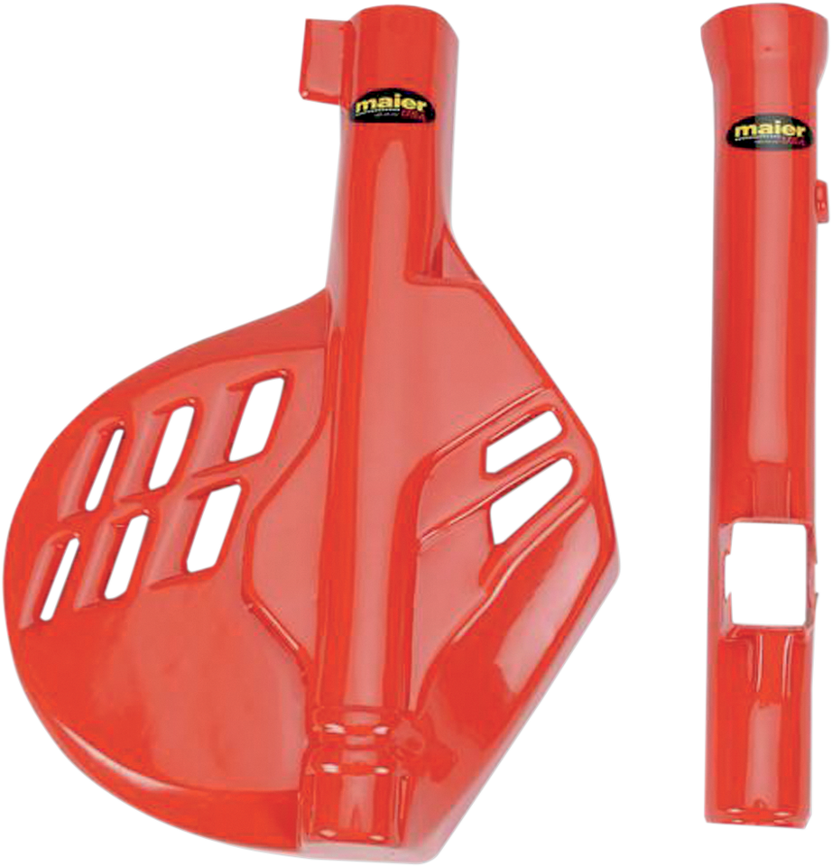 Fork/Disc Guard Kit - Orange - Lutzka's Garage