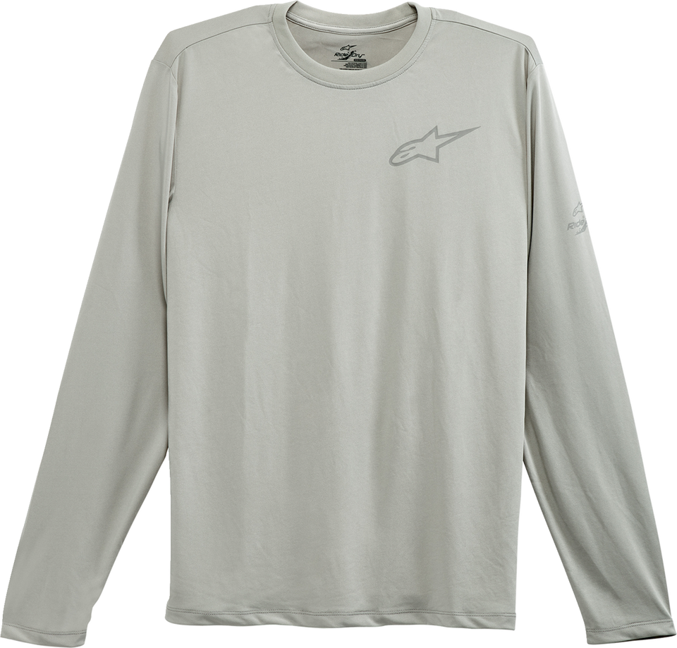 Pursue Performance Long-Sleeve T-Shirt - Silver - Medium - Lutzka's Garage