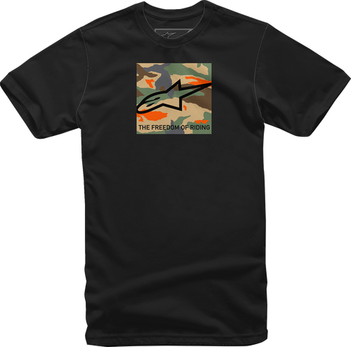 Free Camo T-Shirt - Black - Medium - Lutzka's Garage