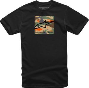 Free Camo T-Shirt - Black - Medium - Lutzka's Garage