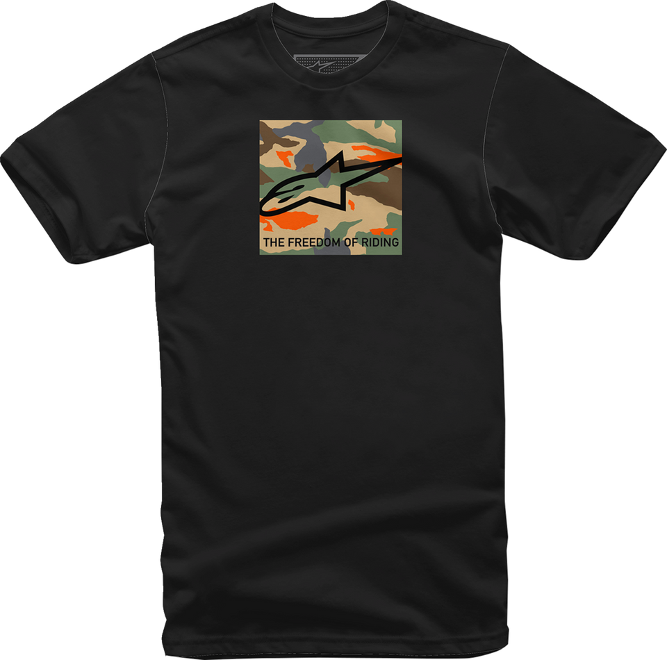 Free Camo T-Shirt - Black - Medium - Lutzka's Garage