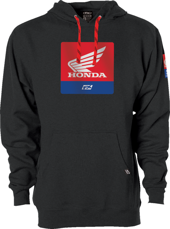 Honda Boxer Pullover Hoodie - Heather Charcoal - Medium - Lutzka's Garage