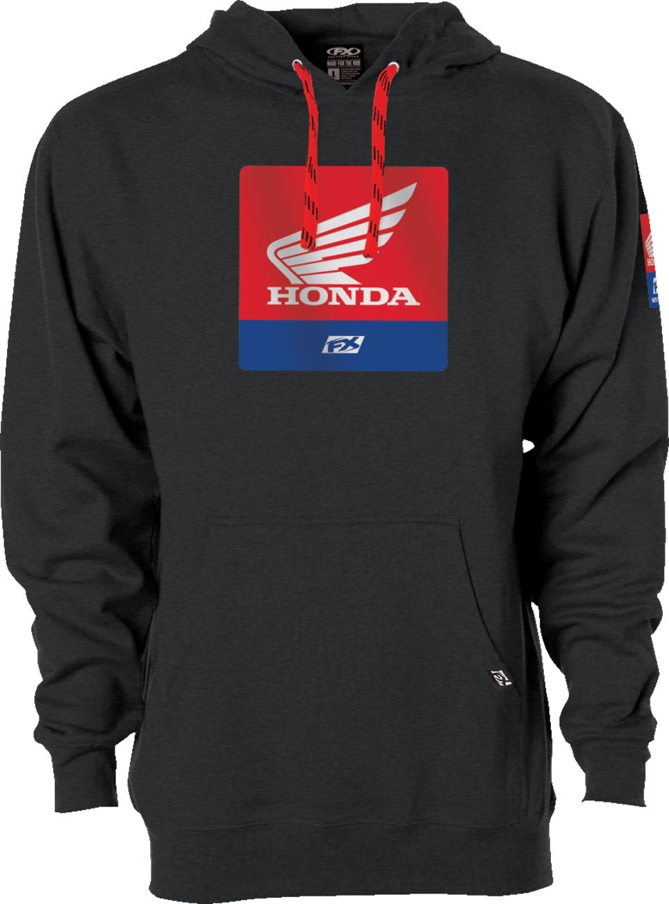 Honda Boxer Pullover Hoodie - Heather Charcoal - Medium - Lutzka's Garage