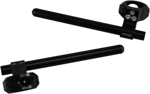 Handlebar - Clip-On - Halo - Riser - 50 mm - Black - Lutzka's Garage