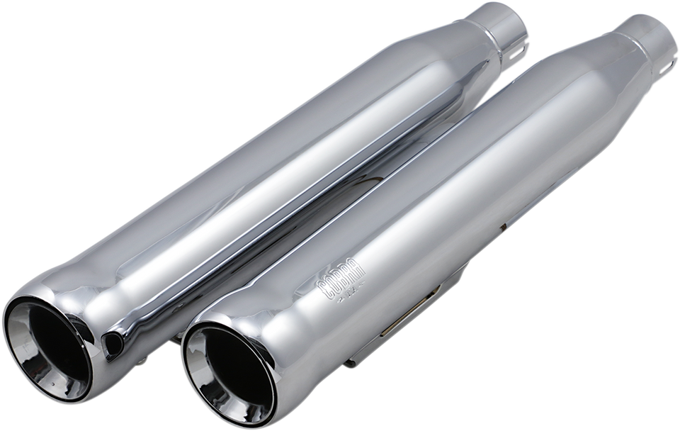 3" Neighbor Hater Mufflers for 91-17 Dyna - Chrome - Lutzka's Garage