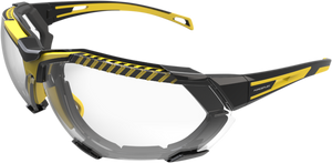 FF4 Sunglasses - Foam - Black/Yellow - Clear - Lutzka's Garage