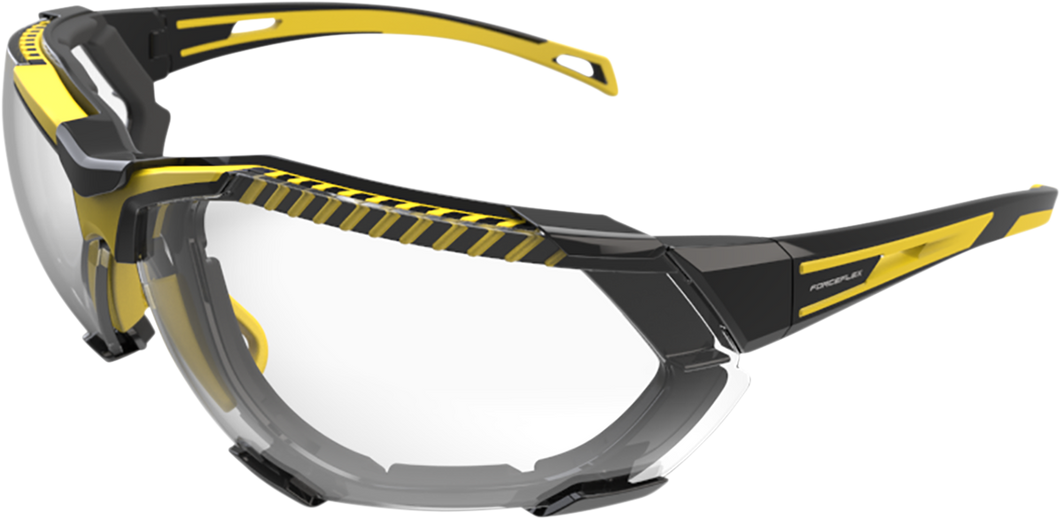 FF4 Sunglasses - Foam - Black/Yellow - Clear - Lutzka's Garage