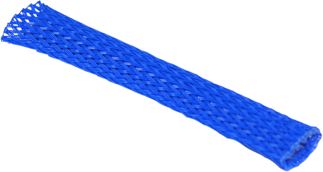 Braided Flex Sleeving - Blue - Lutzka's Garage