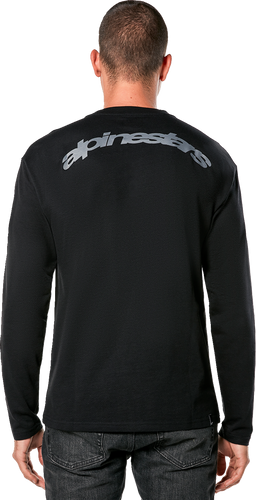 Inclinate Mesh Long-Sleeve T-Shirt - Black - Medium - Lutzka's Garage