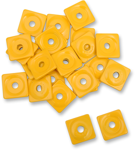 Support Plates - Yellow - 5/16" - 48 Pack - Lutzka's Garage