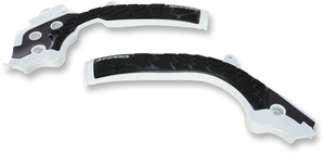 X-Grip Frame Guards - White/Black - Husqvarna | KTM - Lutzka's Garage