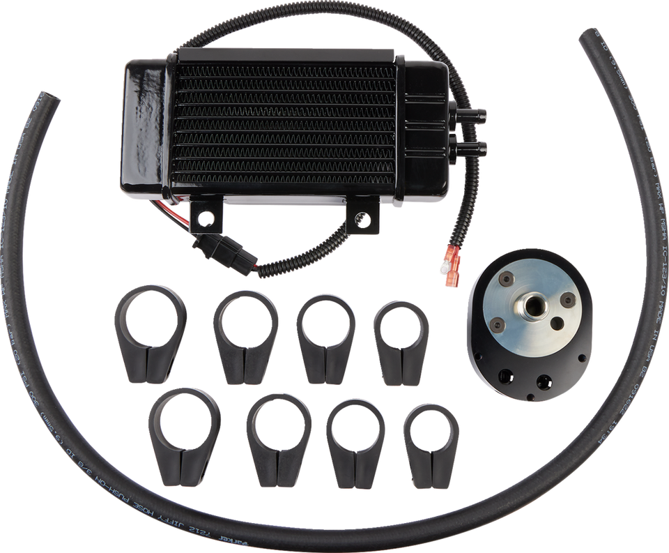 Fan-Assisted Oil Cooler Kit - Vertical