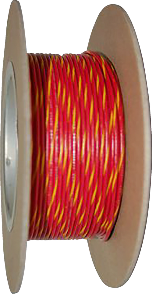 100 Wire Spool - 20 Gauge - Red/Yellow - Lutzka's Garage