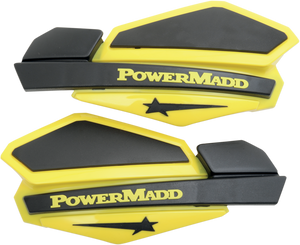 Handguards - Suzuki Yellow/Black