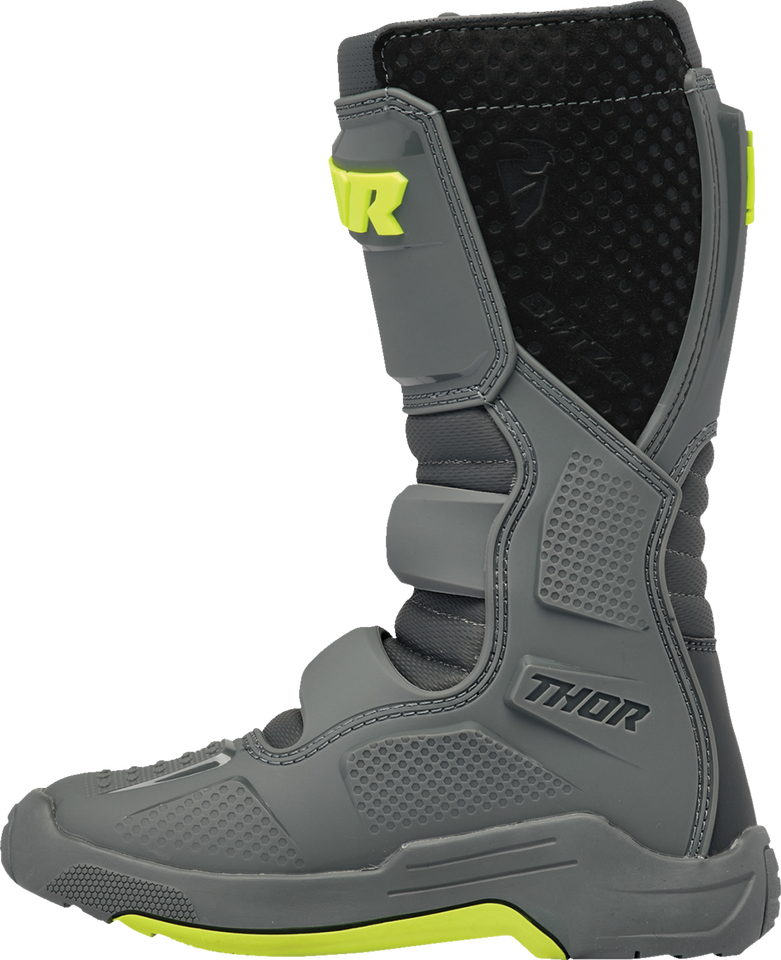 Youth Blitz XR Boots - Gray/Charcoal - Size 1 - Lutzka's Garage