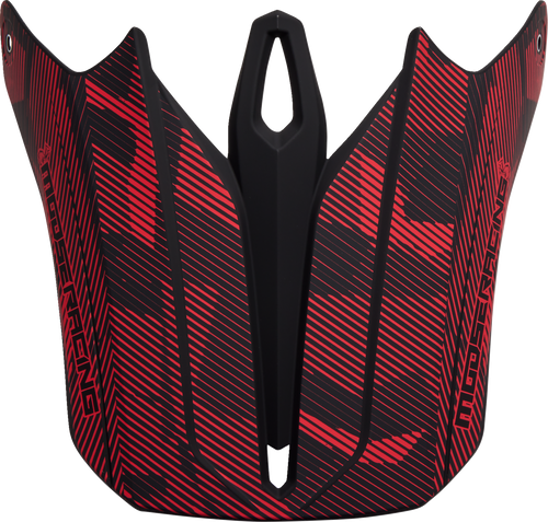 F.I. MIPS® Visor Kit - Agroid Camo - Red/Black - Lutzka's Garage