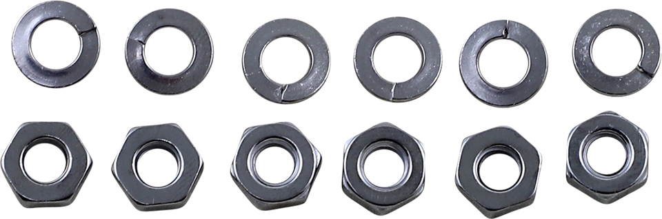 Oil Pump Nut Kit - Chrome - Lutzka's Garage