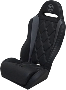 Performance Seat - Big Diamond - Black/Gray - Polaris - 12-21 - Lutzka's Garage