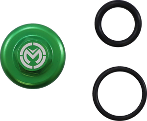 Oil Cap - Green - Kawasaki - Lutzka's Garage