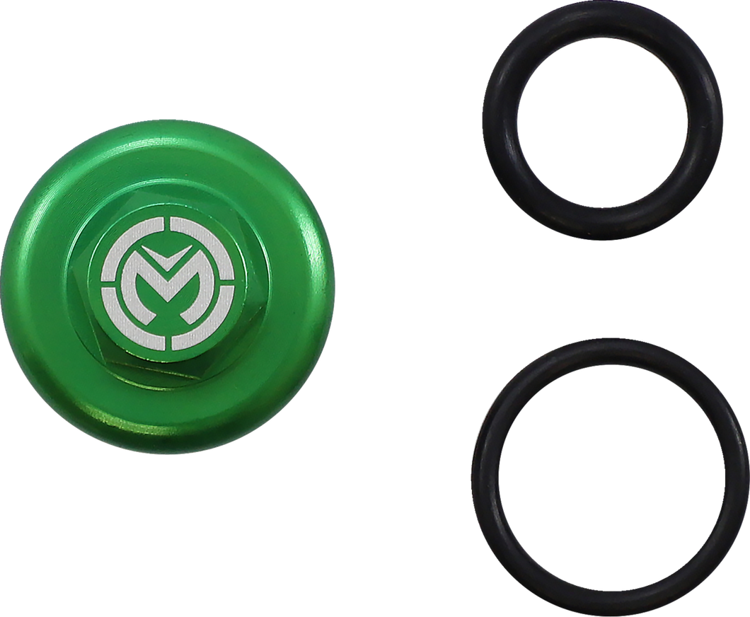 Oil Cap - Green - Kawasaki - Lutzka's Garage