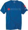 Suzuki Team T-Shirt - Royal Blue - Medium - Lutzka's Garage