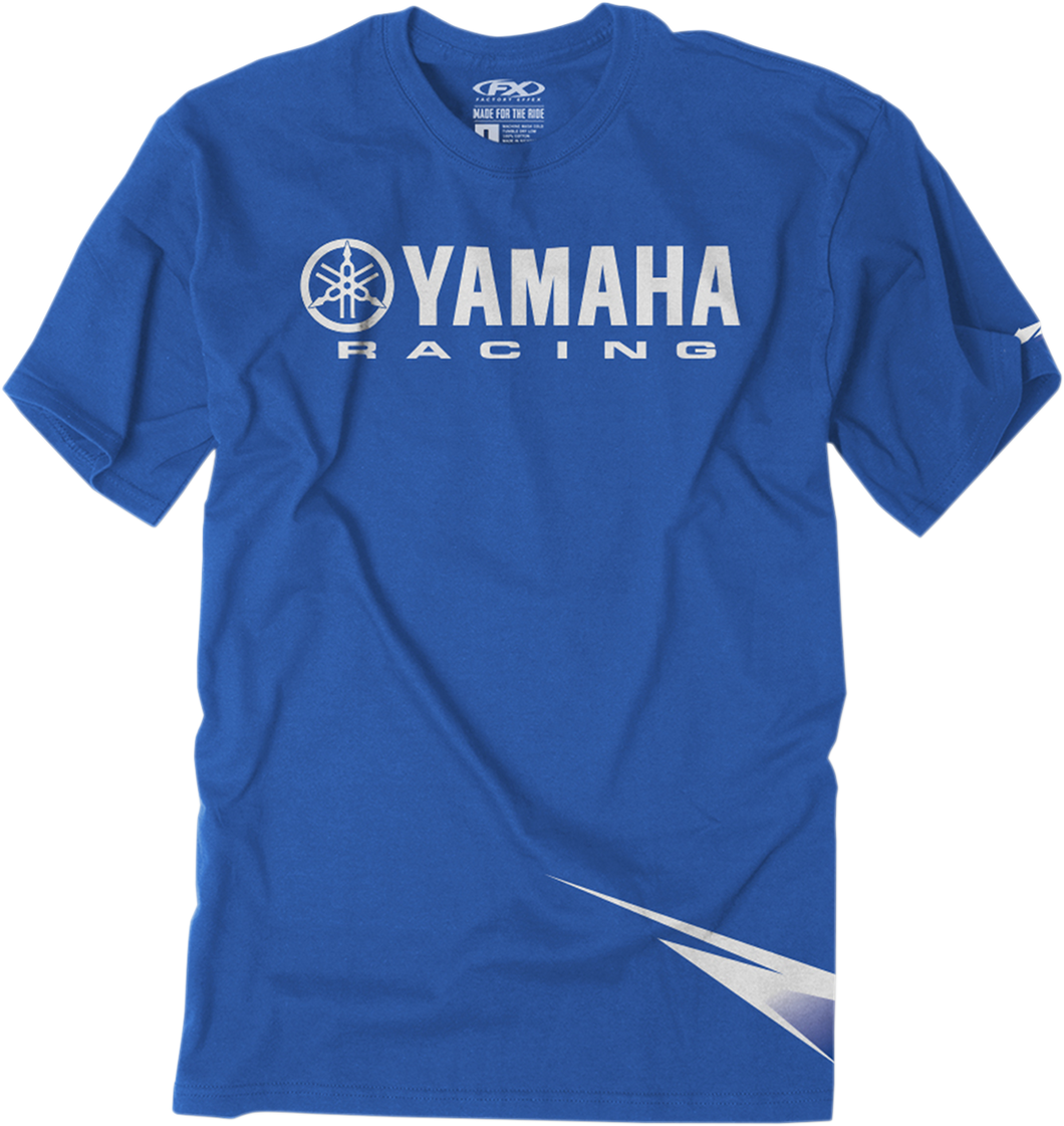 Youth Yamaha Racing Strobe T-Shirt - Blue - Small - Lutzka's Garage