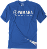 Youth Yamaha Racing Strobe T-Shirt - Blue - Small - Lutzka's Garage