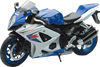 Suzuki GSX-R1000 Sport Bike - 1:12 Scale - Blue/Silver - Lutzka's Garage