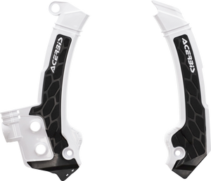 X-Grip Frame Guards - Black/White - Husqvarna - Lutzka's Garage