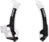 X-Grip Frame Guards - Black/White - Husqvarna - Lutzka's Garage