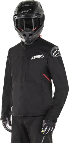 Session Race Jacket - Black/Red - Medium - Lutzka's Garage