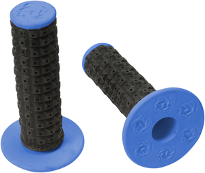 Grips - Enduro - Dual - MX - Black/Blue - Lutzka's Garage