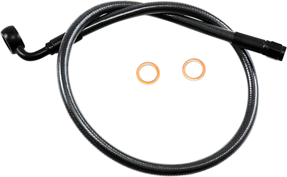 Brake Line - 12mm-90° - 24" - Black Pearl