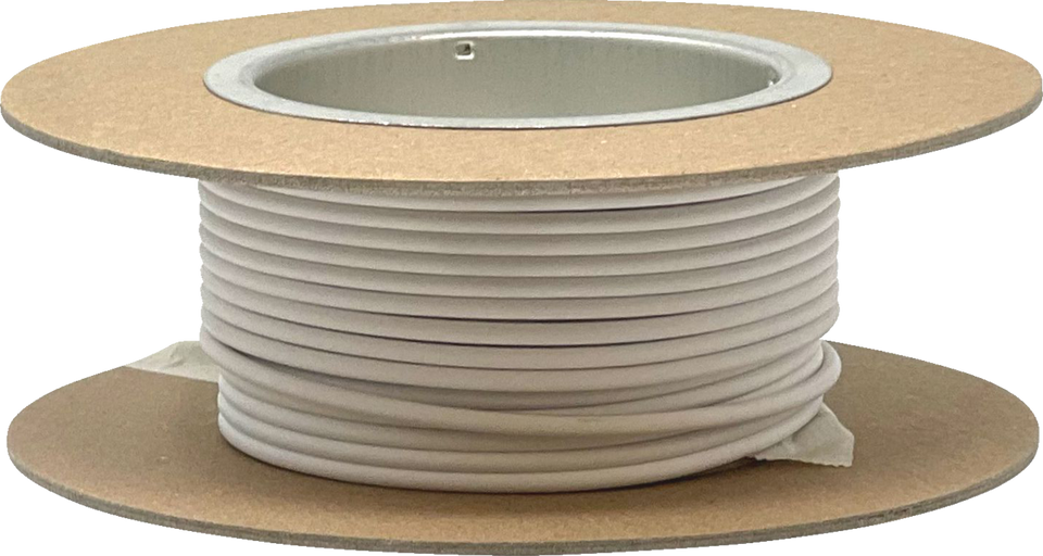 25 GXL Wire Spool - 14 Gauge - White - Lutzka's Garage