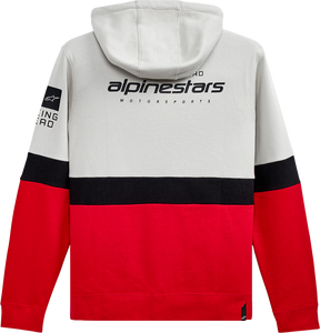 Position Zip Hoodie - Silver/Black/Red - Medium - Lutzka's Garage