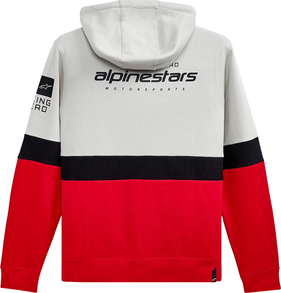 Position Zip Hoodie - Silver/Black/Red - Medium - Lutzka's Garage