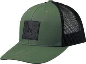 Moose Agroid Embossed Hat - Green/Black - One Size - Lutzka's Garage