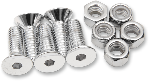 Mounting Hardware Kit with Nuts - Brake Rotor - Socket-Head/Countersunk - 1