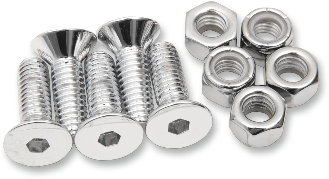 Mounting Hardware Kit with Nuts - Brake Rotor - Socket-Head/Countersunk - 5/8