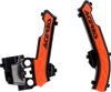 X-Grip Frame Guards - Black/ 16 Orange - Gas Gas | Husqvarna | KTM