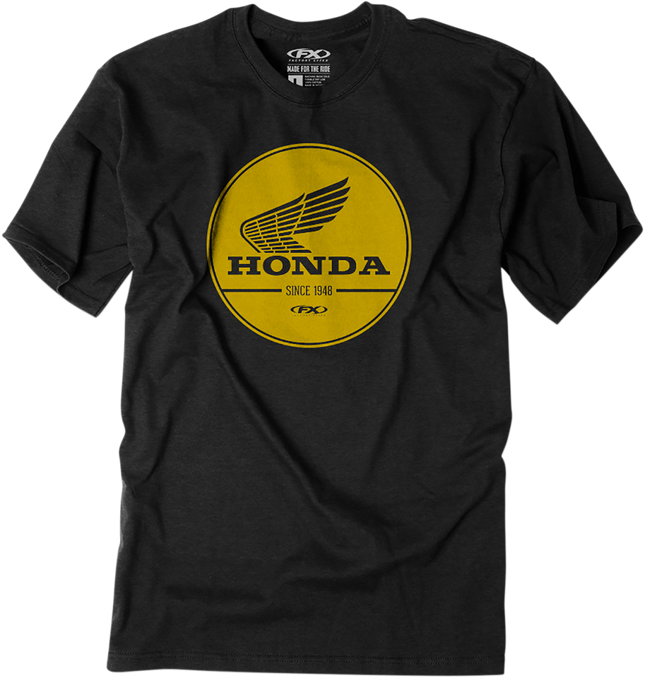 Honda Gold Label T-Shirt - Black - Medium - Lutzka's Garage