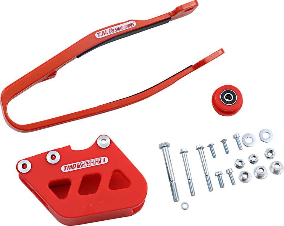 Chain Guide/Slider - Yamaha - Red - Lutzka's Garage